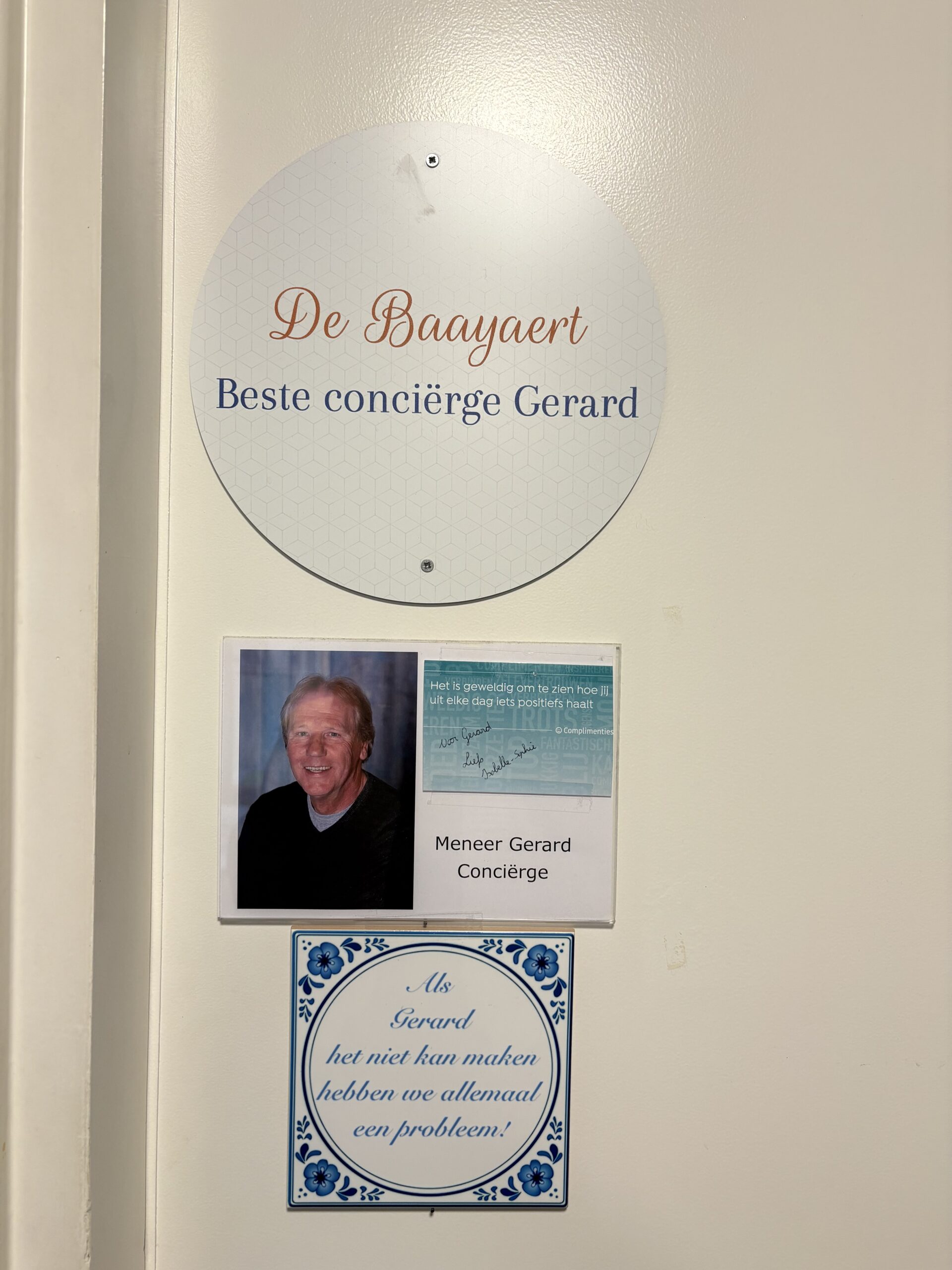 Foto kantoor Gerard - conciërge de Baayaert